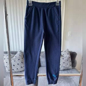 Puma Boys Jogger Sweatpants   Color Blue   Size 7